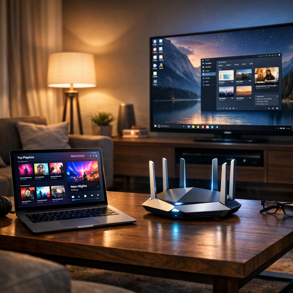 Technological Innovations: AI in Music, AI Routers, and TV as PC Monitors