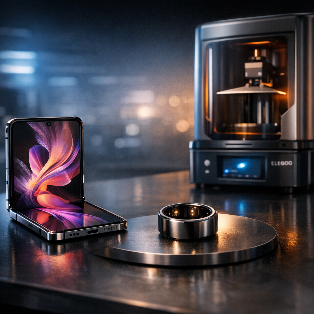 Evaluating the Latest Tech Trends: Samsung Galaxy Z Flip 8, RingConn Gen 3, and Elegoo H1 HT