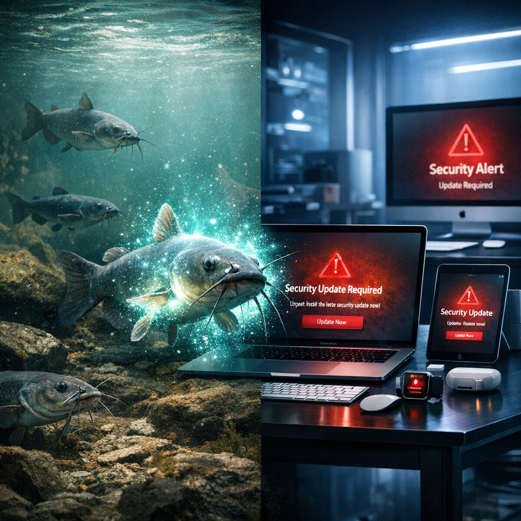 Exploring Recent Developments: Contagious Cancer in Catfish and Apple's Security Updates
