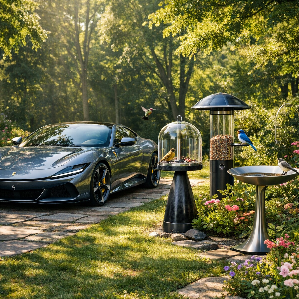 Exploring the Intersection of Design and Technology: Ferrari's Latest EV and Innovative Bird Feeders